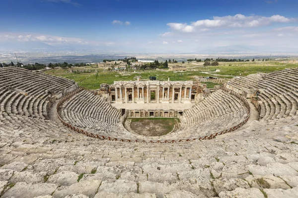 Hierápolis Cidade Antiga Pamukkale Turquia — Fotografia de Stock