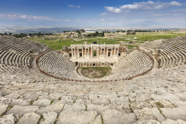 Hierápolis Cidade Antiga Pamukkale Turquia — Fotografia de Stock