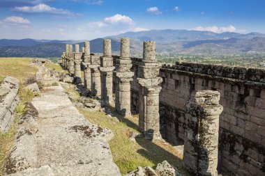 Alinda antik kentinin manzarası. Aydın