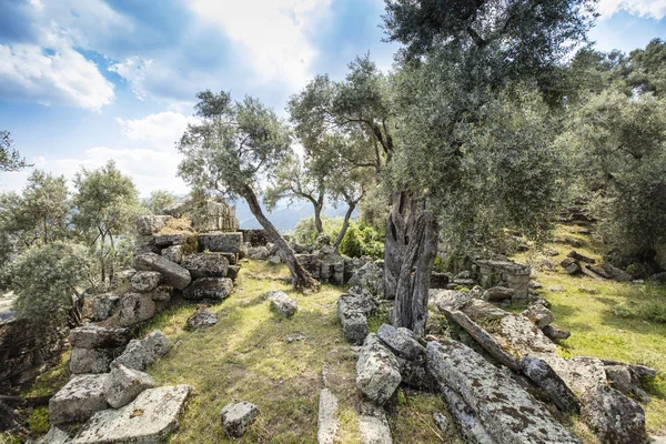 Views Ancient City Alinda Aydin — Stock Photo, Image