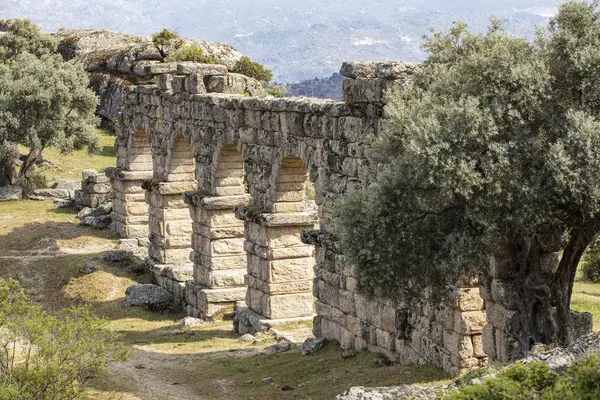 Вид Стародавнього Міста Alinda Айдин — стокове фото