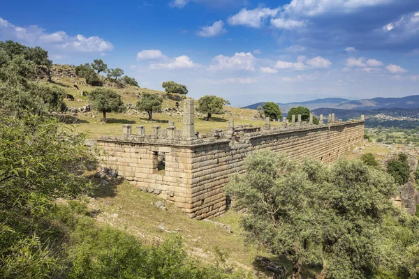 Vistas Desde Antigua Ciudad Alinda Aydin — Foto de Stock