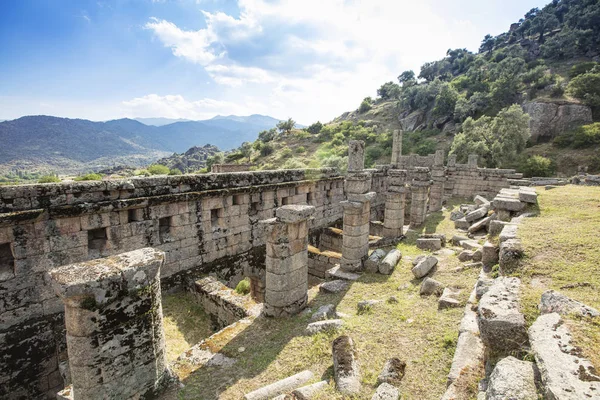 Vue Depuis Ancienne Ville Alinda Aydin — Photo