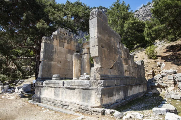 Ancient Lycian City Arykanda Descripción General Del Complejo Gimnasios Arykanda — Foto de Stock