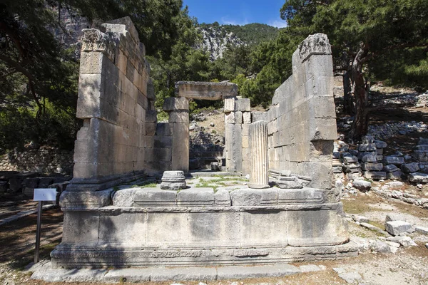 Arykanda Ókori Lycian Városa Tornatérium Komplexum Áttekintése Arykanda Egy Ősi — Stock Fotó