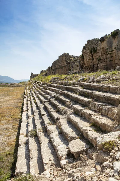 Tlos Est Une Ancienne Citadelle Lycienne Ruine Près Station Balnéaire — Photo