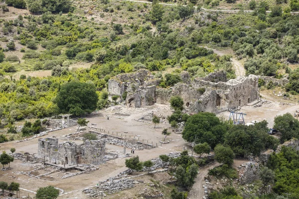 Ancienne Ville Kaunos Vallée Dalyan Turquie Kaunos Latin Caunus Était — Photo