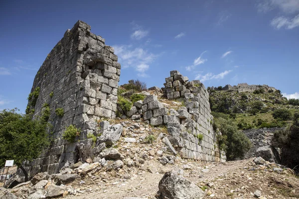 Oude Stad Kaunos Dalyan Valley Turkije Kaunos Latijn Caunus Een — Stockfoto