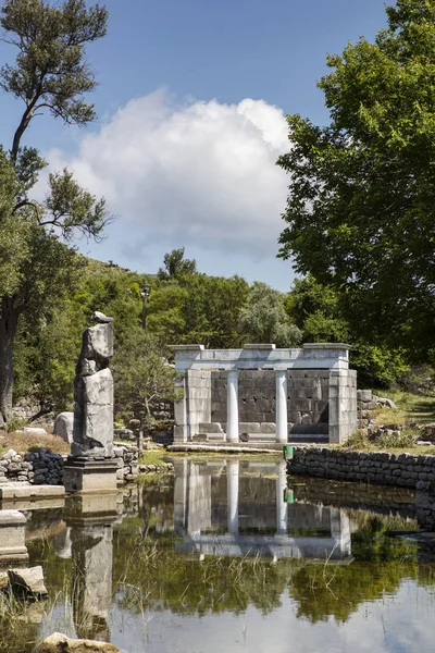 Antigua Ciudad Kaunos Valle Dalyan Turquía Kaunos Latín Caunus Fue —  Fotos de Stock