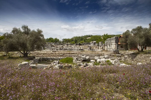 Antica Citta Stratonikeia Stratonikeia Antica Città Situata All Interno Della — Foto Stock