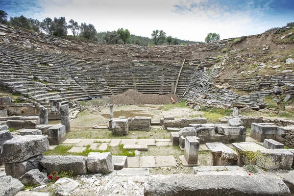 Ancient City of Stratonikeia. Stratonikeia is an ancient city, located inside of the Caria Region. It is now located at today\'s Eskihisar Village,Mugla Province,Turkey