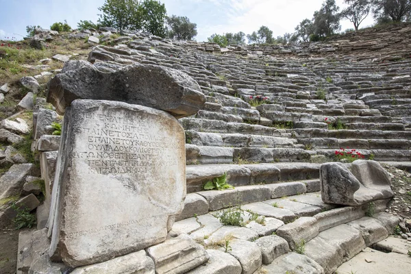 Antigua Ciudad Stratonikeia Stratonikeia Una Antigua Ciudad Situada Dentro Región — Foto de Stock