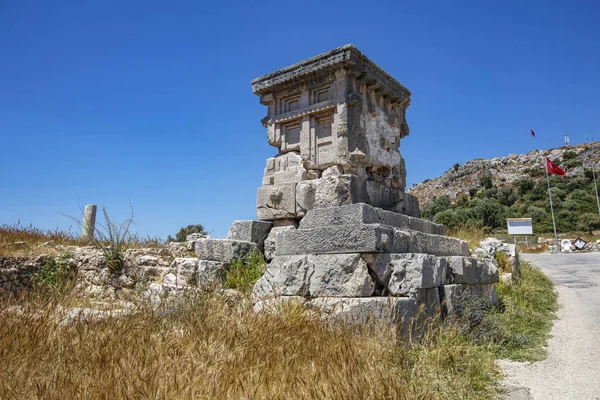 Xanthos Ancient City Grave Monument Ruins Ancient City Xanthos Letoon — Stock Photo, Image