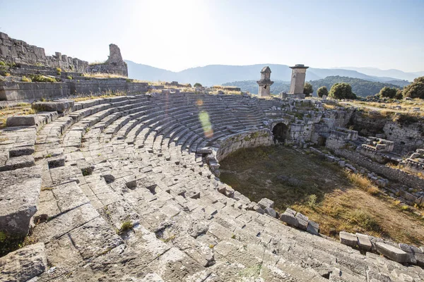 Xanthos Ancient City Grafmonument Ruïnes Van Oude Stad Xanthos Letoon — Stockfoto