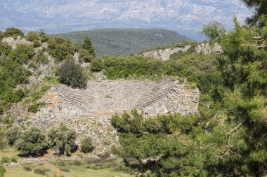 Pinara Antik Likya SütunU Türbesi, Fethiye, Türkiye