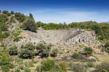 Pinara Antik Likya SütunU Türbesi, Fethiye, Türkiye
