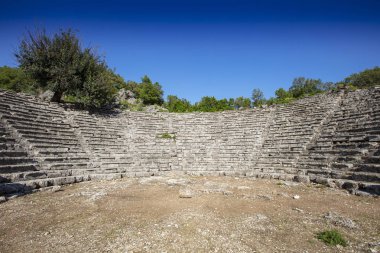 Pinara Antik Likya SütunU Türbesi, Fethiye, Türkiye
