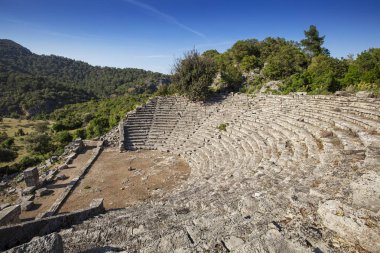Pinara Antik Likya SütunU Türbesi, Fethiye, Türkiye