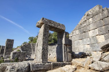 Pinara Antik Likya SütunU Türbesi, Fethiye, Türkiye