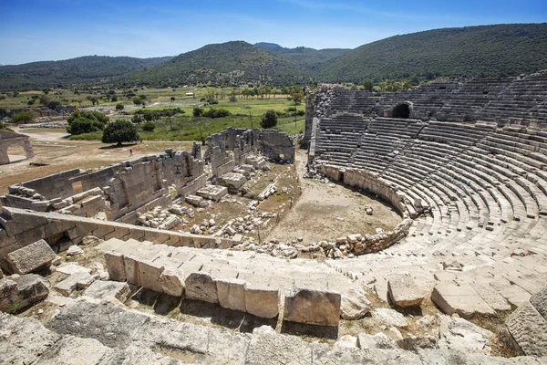 Πατάρα Pttra Ερείπια Της Αρχαίας Πόλης Της Λυκίας Πατάρα Αμφιθέατρο — Φωτογραφία Αρχείου