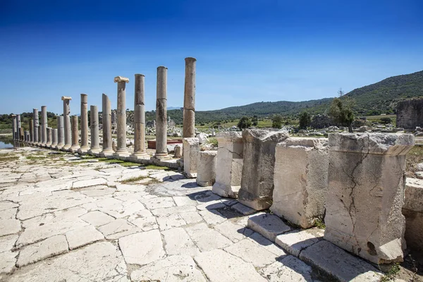 Patara Pttra Rovine Dell Antica Città Licia Patara Anfiteatro Sala — Foto Stock