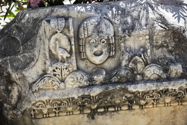 Archäologische Überreste Der Lykischen Felsengräber Myra Türkei — Stockfoto
