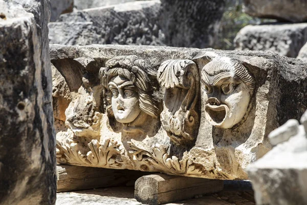 Archeologické Pozůstatky Lycijských Skalních Hrobů Myře Turecko — Stock fotografie