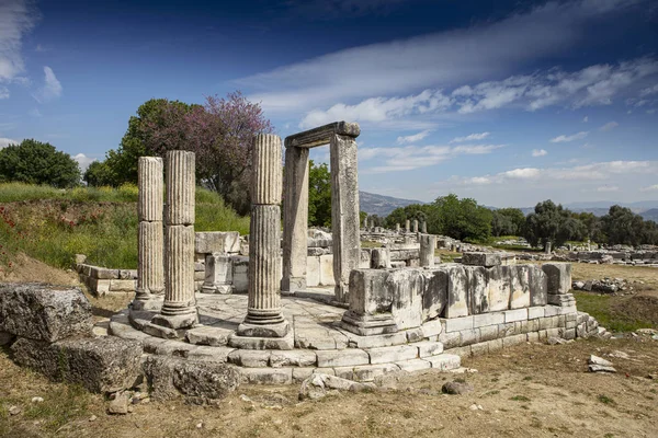 Romjai Ókori Szentély Lagina Törökország — Stock Fotó