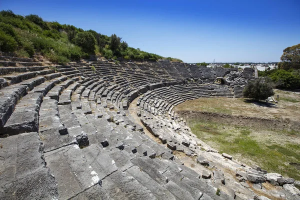 Αρχαία Πόλη Διαχωριστική Περιοχή Της Αρχαίας Πόλης Του Λεόν Κοντά — Φωτογραφία Αρχείου