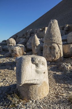 Türkiye'de Nemrut Dağı.