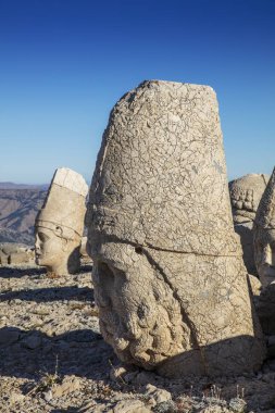 Türkiye'de Nemrut Dağı.
