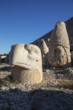 Türkiye'de Nemrut Dağı.