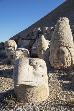 Türkiye'de Nemrut Dağı.