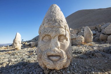 Türkiye'de Nemrut Dağı.