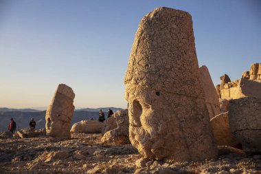 Türkiye'de Nemrut Dağı.