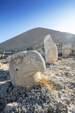 Türkiye'de Nemrut Dağı.