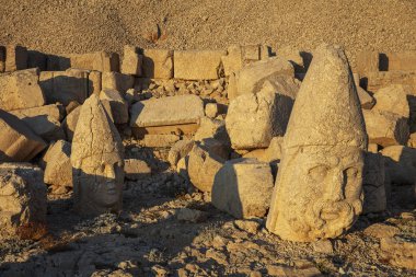 Türkiye'de Nemrut Dağı.