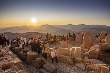 Türkiye'de Nemrut Dağı.
