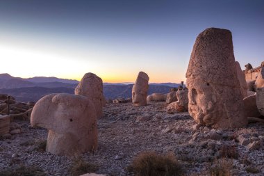 Türkiye'de Nemrut Dağı.