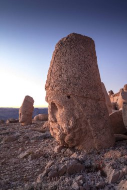 Türkiye'de Nemrut Dağı.