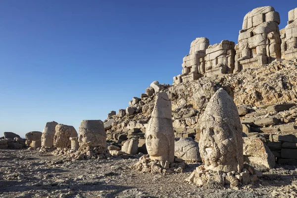 Estatuas Cima Montaña Nemrut Adiyaman Turquía — Foto de Stock