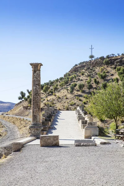 Histórico Puente Severan Adiyaman Que Encuentra Río Cendere Considerado Uno — Foto de Stock