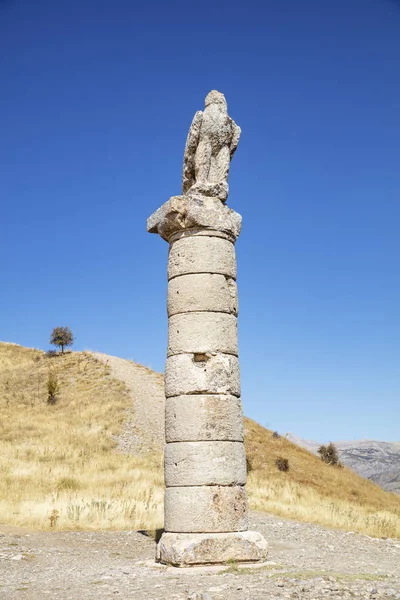 Karakus Tumulus Monumento Túmulo Construção Tumulus Uma Sepultura Memorial Família — Fotografia de Stock