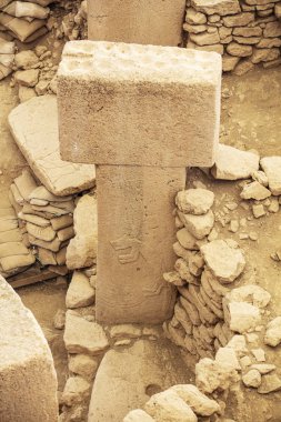 Göbeklitepe, Sanliurfa / Türkiye. Göbekli Tepe, Şanlıurfa, Türkiye 'de bir arkeoloji alanıdır.