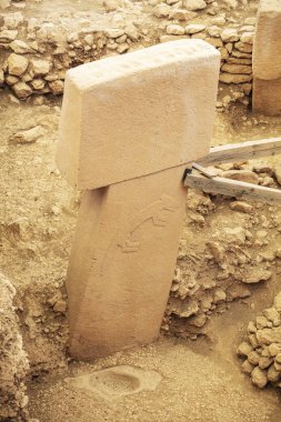 Göbeklitepe, Sanliurfa / Türkiye. Göbekli Tepe, Şanlıurfa, Türkiye 'de bir arkeoloji alanıdır.