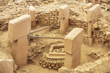 Göbeklitepe, Sanliurfa / Türkiye. Göbekli Tepe, Şanlıurfa, Türkiye 'de bir arkeoloji alanıdır.