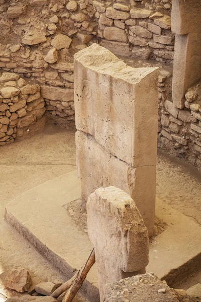 Gobeklitepe Sanliurfa Turkey Gobekli Tepe Archaeological Site Sanliurfa Turkeya — Stock Photo, Image