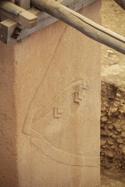 Gobeklitepe Sanliurfa Türkei Gobekli Tepe Ist Eine Archäologische Stätte Sanliurfa — Stockfoto