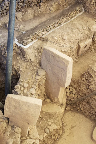 Gobeklitepe Sanliurfa Turkey Тепе Гоббеклі Археологічне Місце Місті Санліурфа Туркея — стокове фото