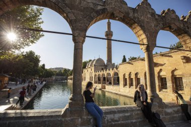 Balikligol, Sanliurfa / Türkiye. Balikligol Camii (Balık Gölü )
